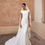 Thumbnail: Pronovias Anitra Crepe Mermaid Wedding Dress with Scoop Back