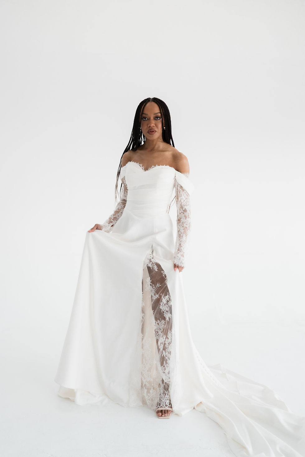 Opus Studio Collection Fife Crepe A-Line Wedding Dress