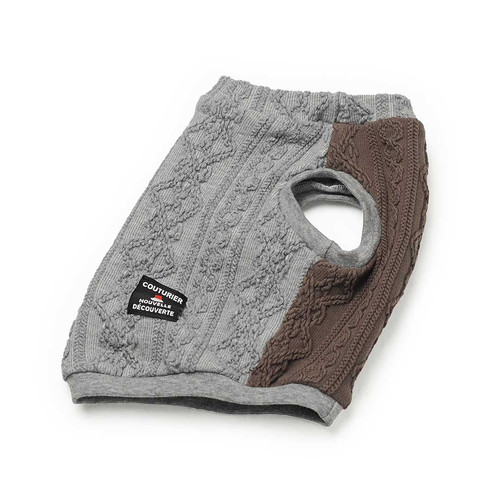 アラン風ニット切り替えタンク（Ch） | 3DOT+ONLINE