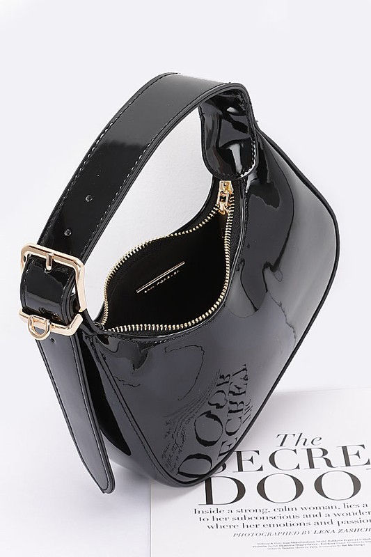 Thumbnail: Enamel hobo bag 