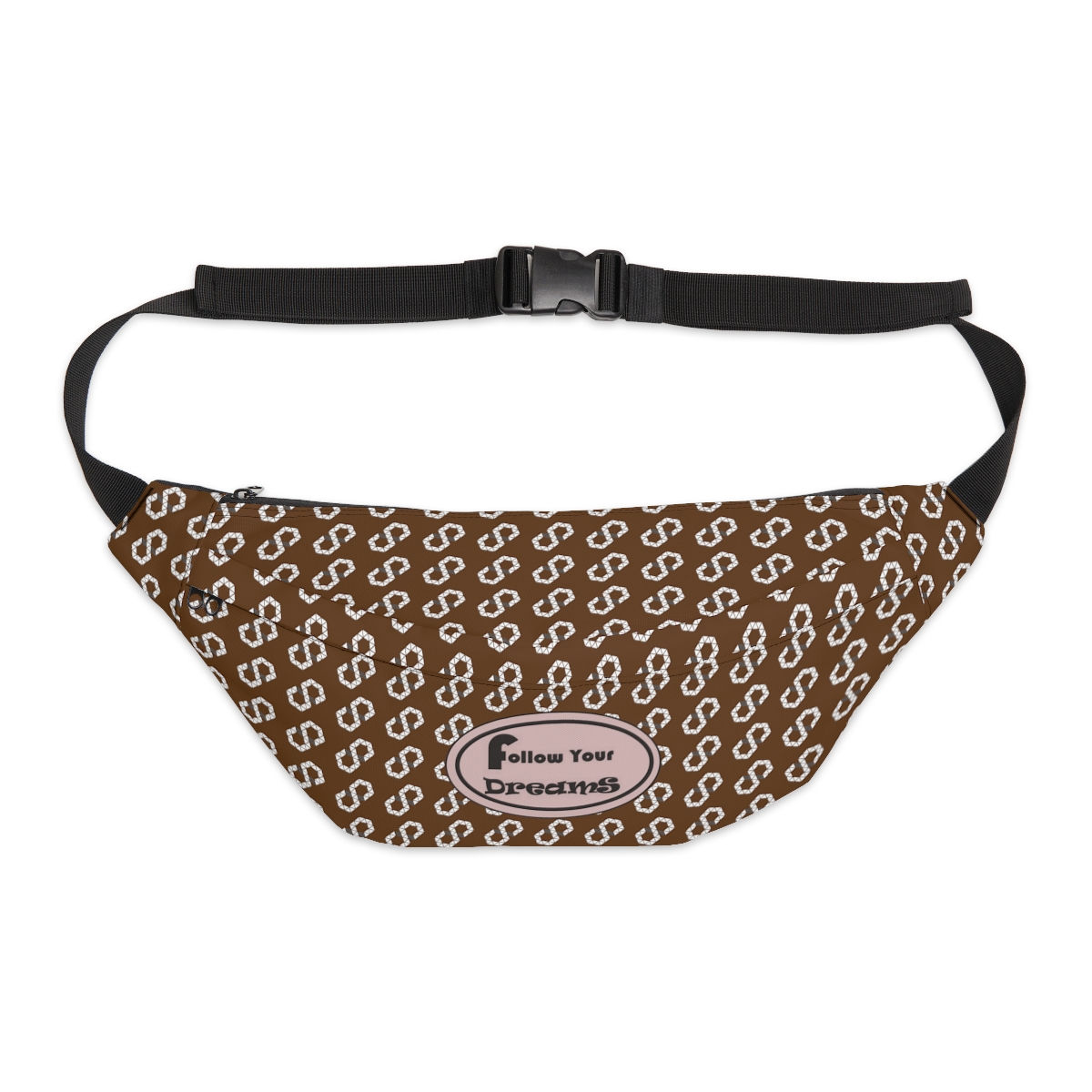 Large Fanny Pack - Follow Your Dreams (Brown - B&G II)