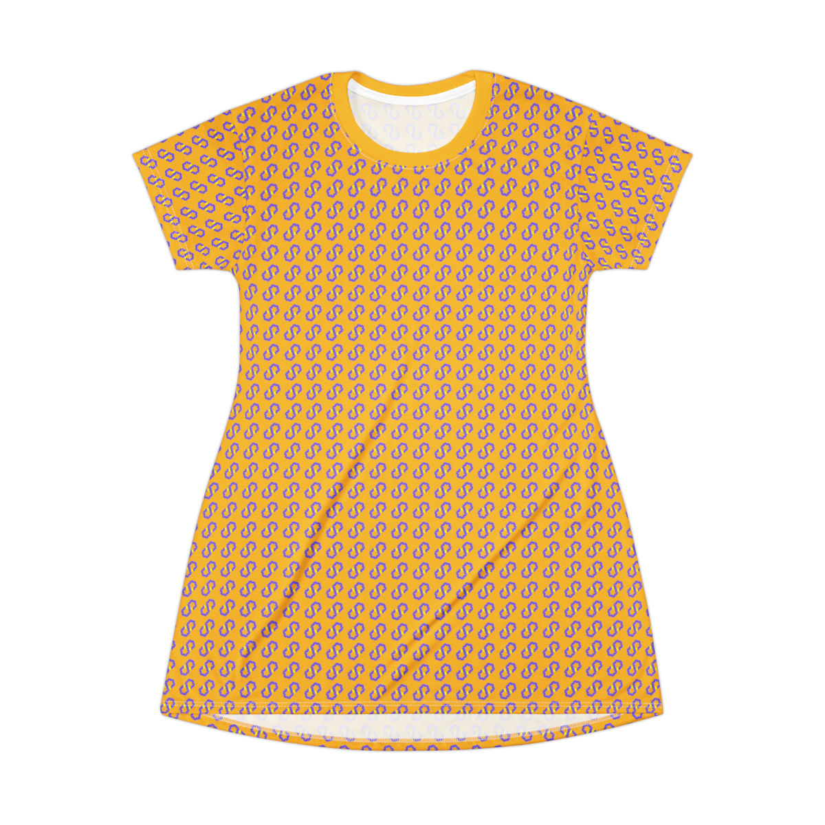 T-Shirt Dress (Yellow-R&B)