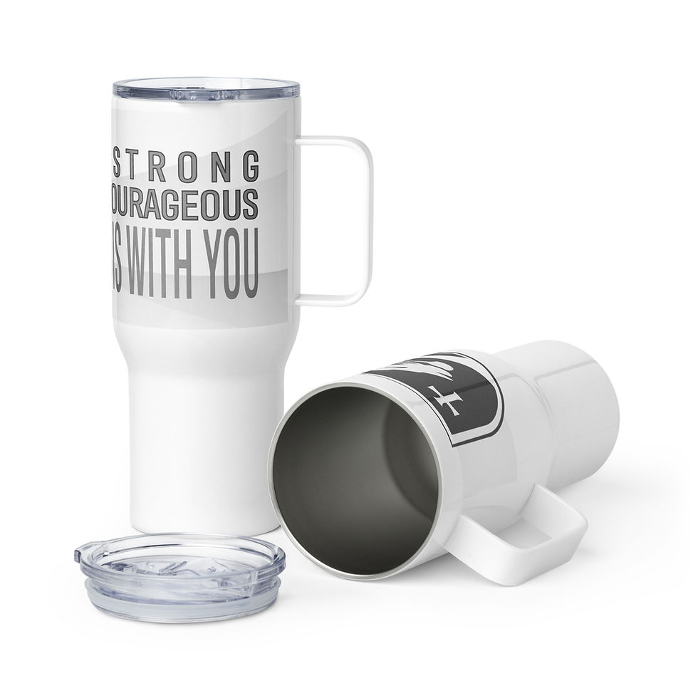Thumbnail: CC Slogan & Lion Travel Mug