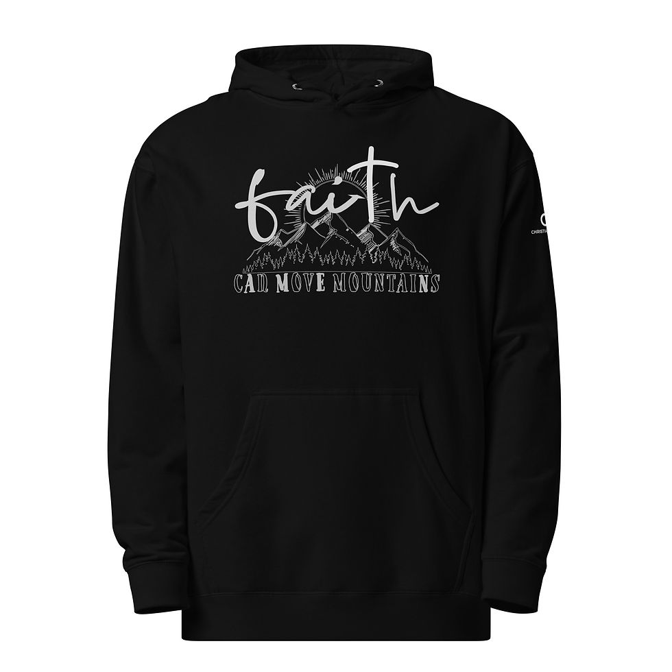 Faith and Mountains (midweight) Hoodie