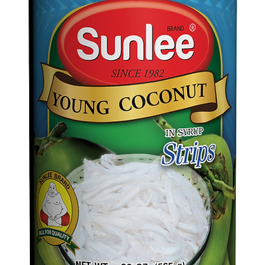 Young Coconut Strip in Syrup  Sunlee