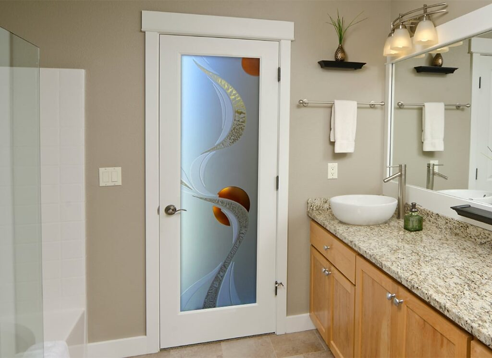 glass frosted doors internal