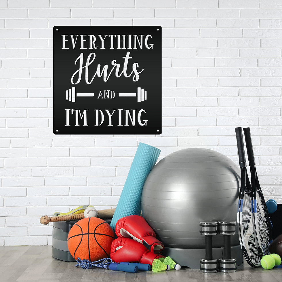gym signs