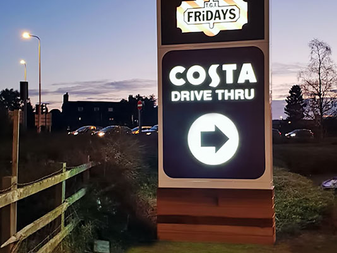 Illuminated Totem Signs: Enhancing Brand Visibility with Eye‑Catching Nighttime Display