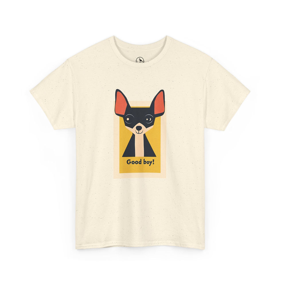 Good Boy! Unisex Heavy Cotton Tee - Perfect Gift for Dog Lovers