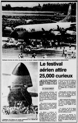 Journal Le Soleil 18 août 1985