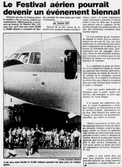 Journal Le Soleil 01 août 1988