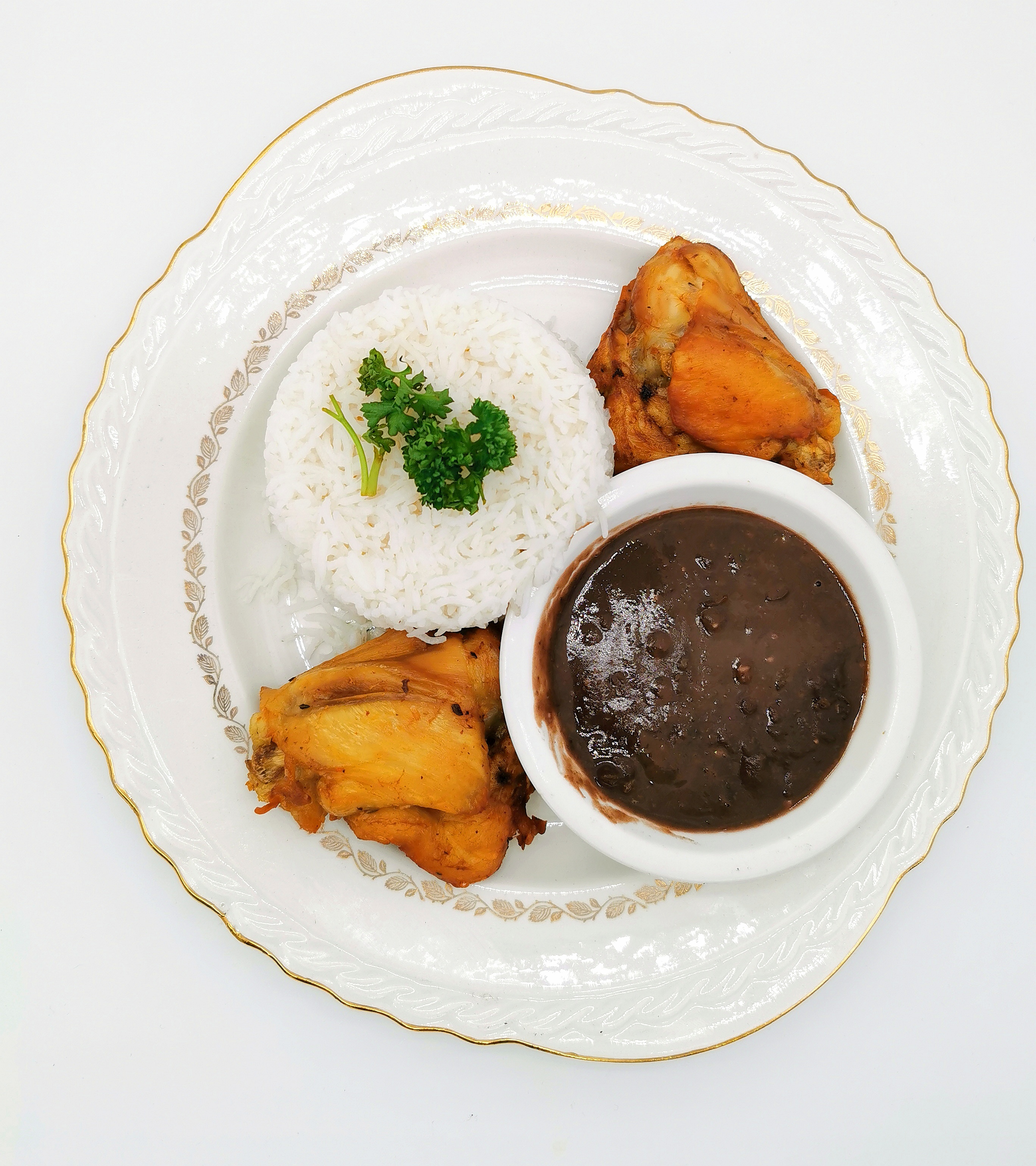 Arranged Food and Objects