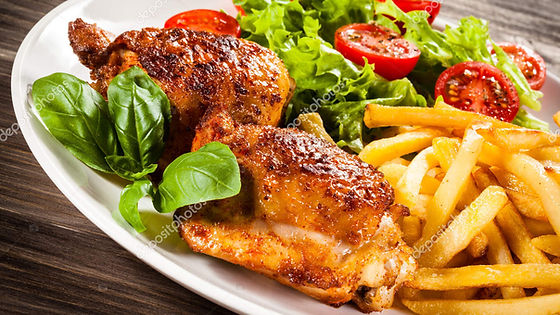 🍗 Poulet, 🍟 Frites, 🥗 Salade