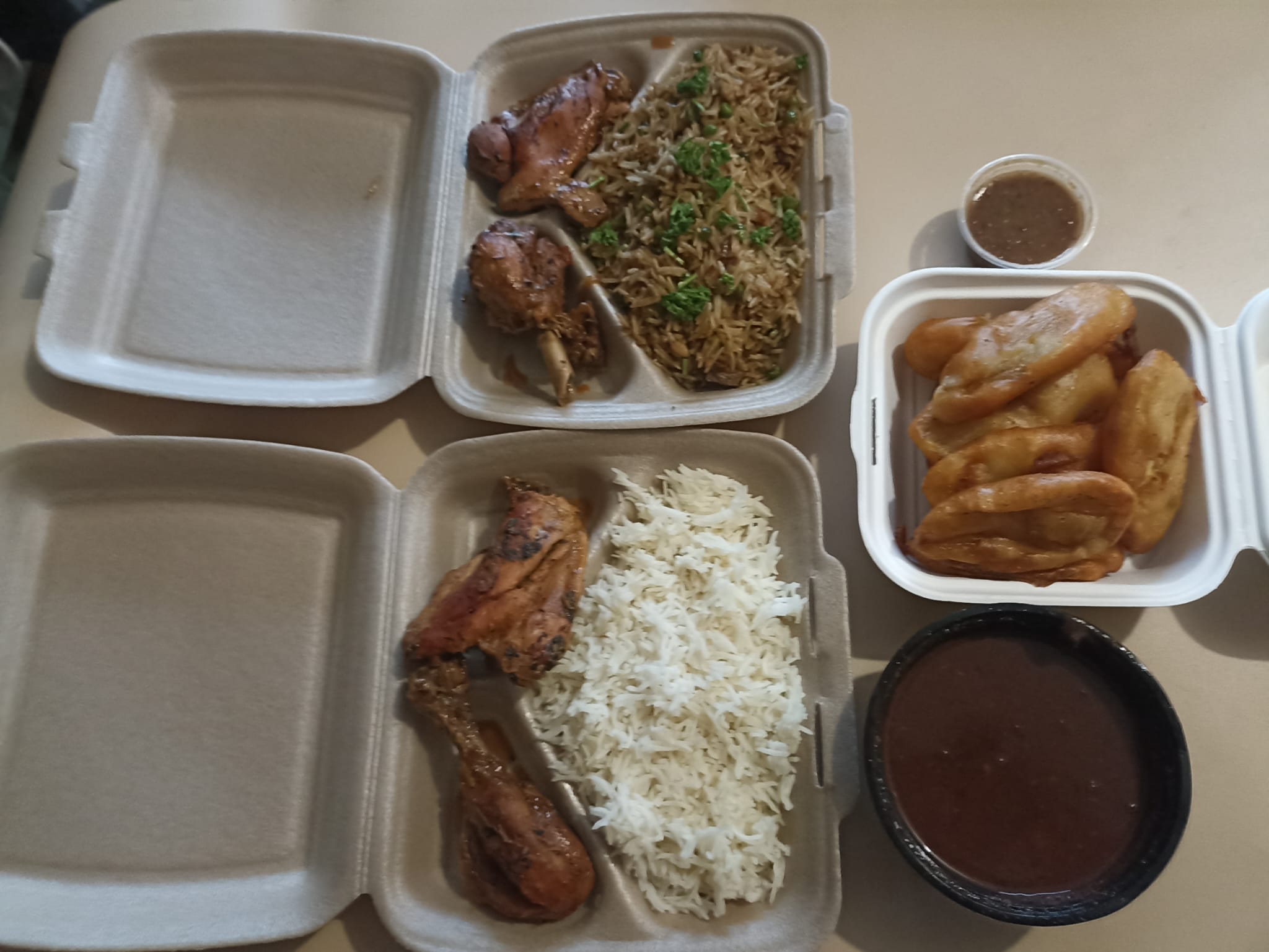 Arranged Food and Objects