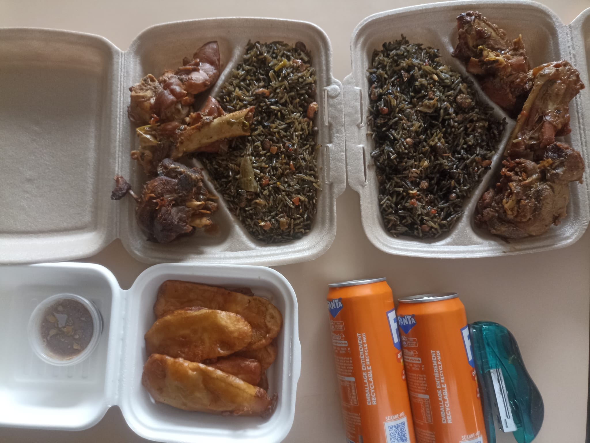 Arranged Food and Objects