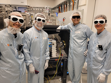 David Gregocki participates in experiment at Allegra Laser for Acceleration