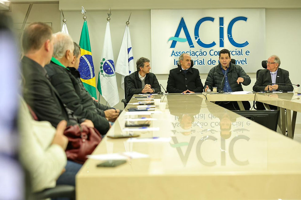 Gugu Bueno participa de encontro do POD e da Caciopar com lideranças do setor produtivo em Cascavel
