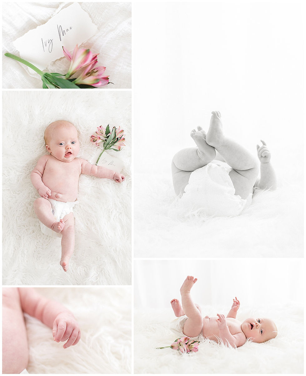 light and airy newborn photography