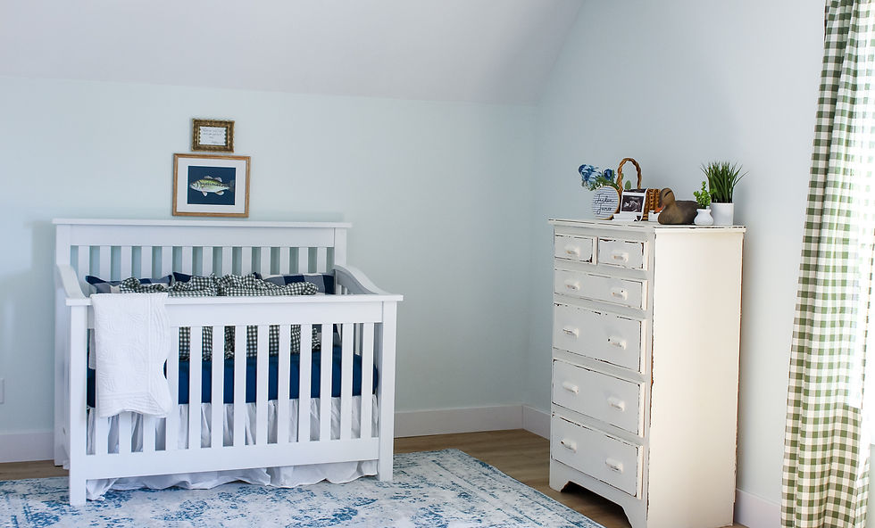 Baby Boy Nursery Reveal | Mallard, Fish, & Lodge-Inspired on a Budget