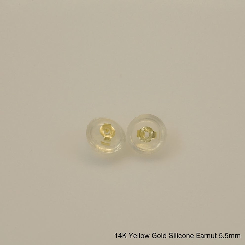 Thumbnail: 14K SOLID GOLD 6 PRONG EARRINGS; 3mm,4mm,5mm,6mm