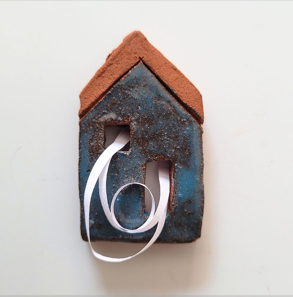 "Casa em erupção Il"