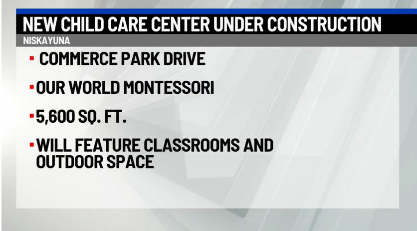 New childcare center under construction in niskayuna