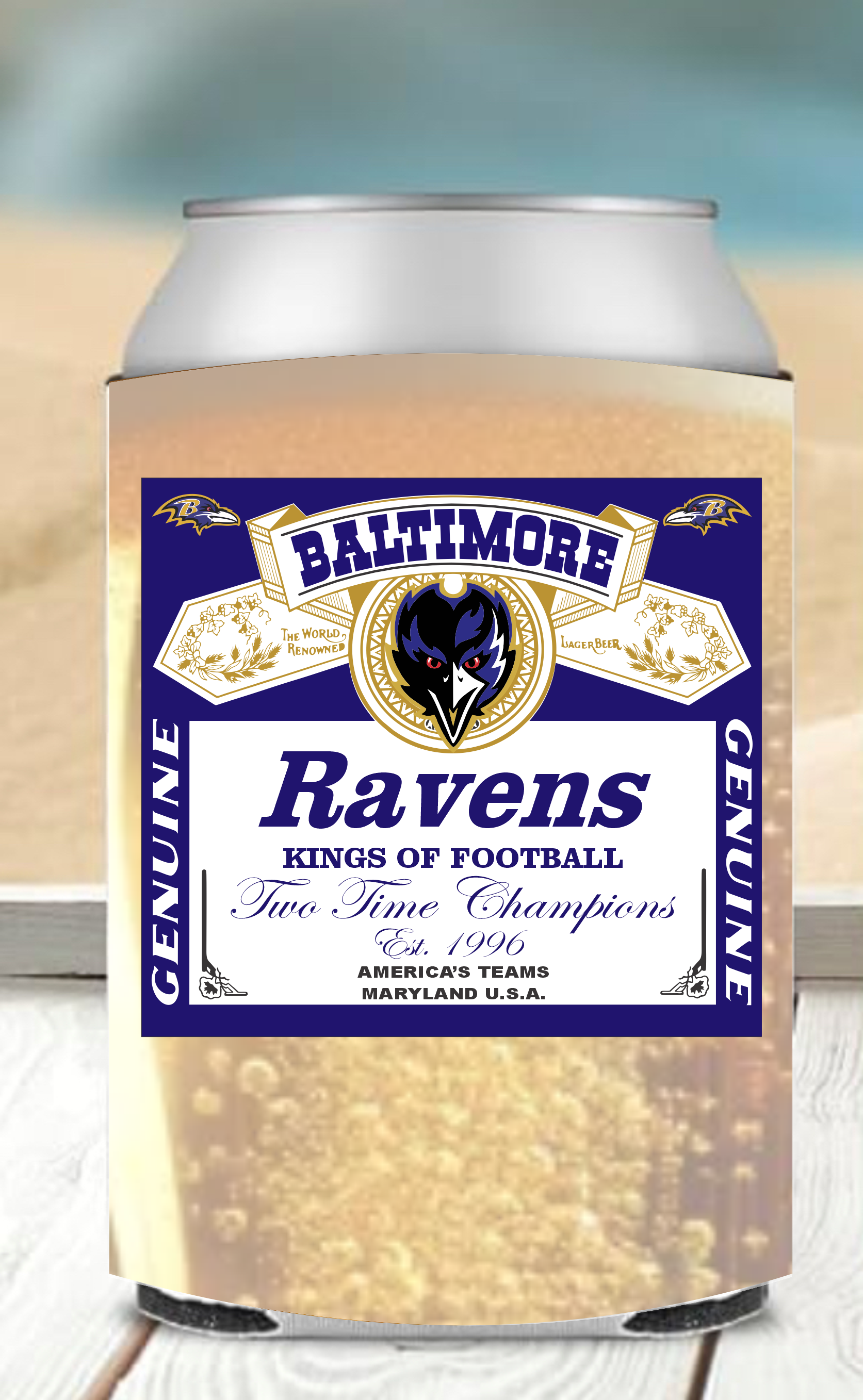 Baltimore Football Can Koozies Tailgate Must Have