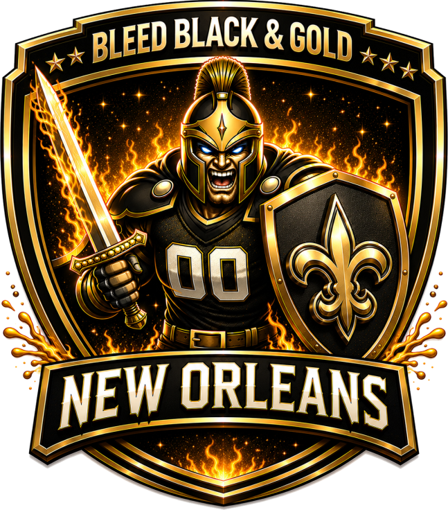Thumbnail: New Orleans Football Shield Short Sleeve T-Shirt