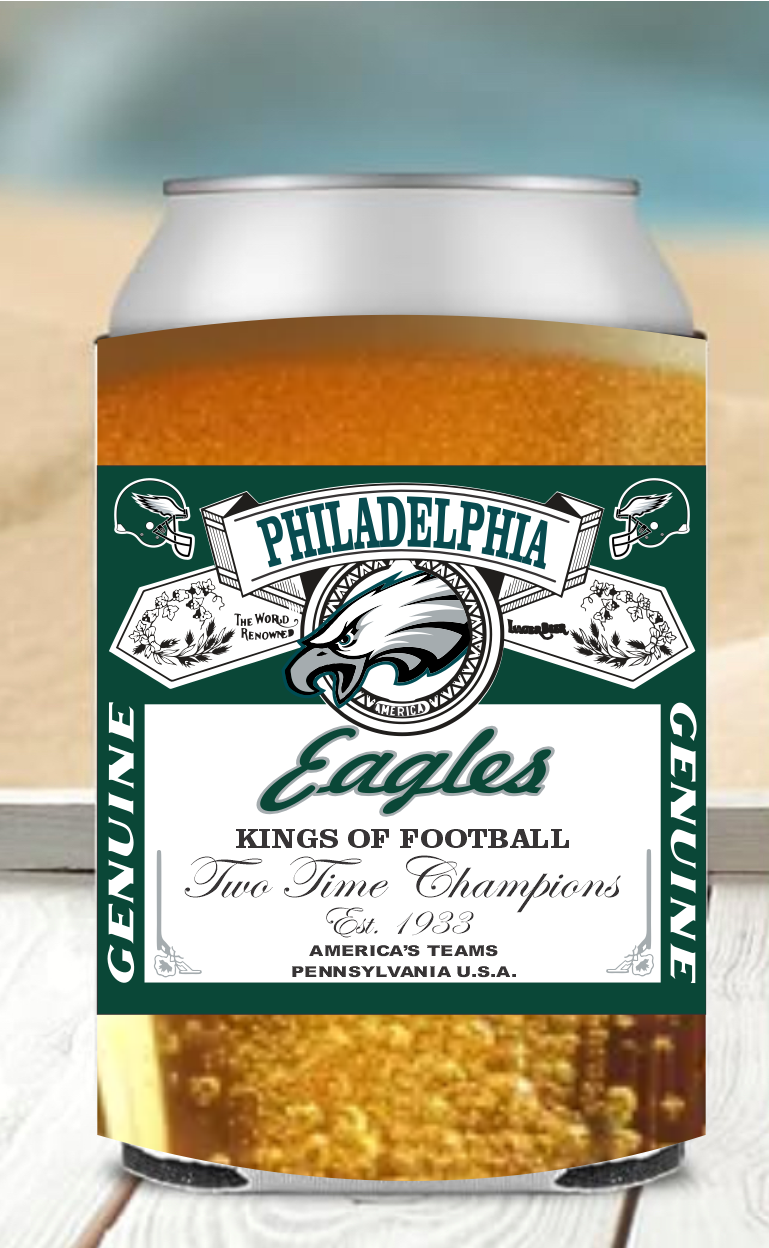 Philadelphia Can Koozies Tailgate Must Have