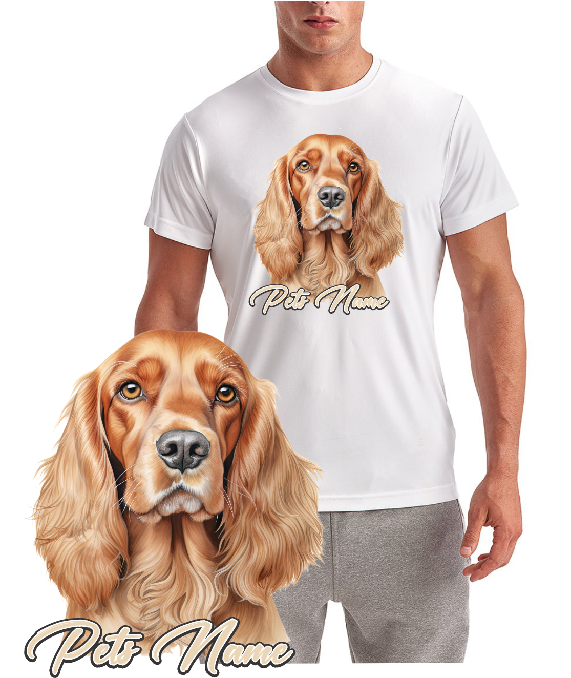 Cocker Spaniel Breed Short Sleeve T-Shirt
