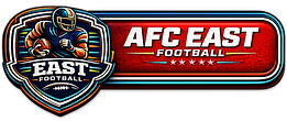 AFC East Football logo for online sports apparel shop