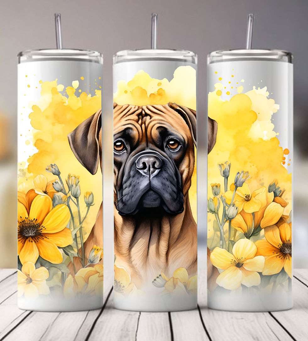 20oz. Bullmastiff Tumblers