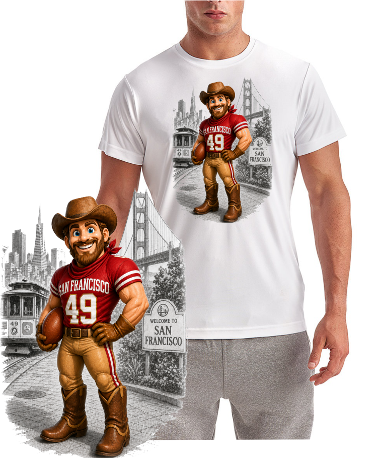 San Francisco Mascot Short Sleeve T-Shirt