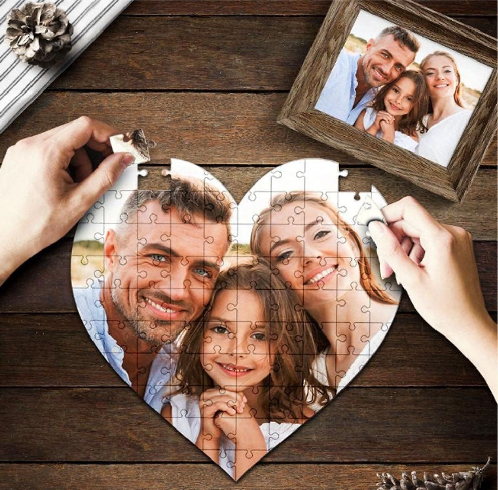 Your picture and we make it a puzzle. Great gift idea
