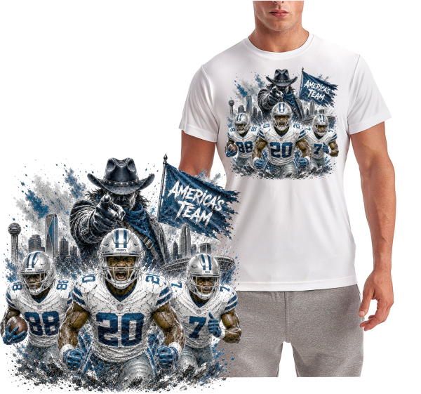 Dallas Downtown Americas Team Short Sleeve T-Shirt