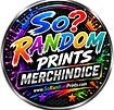 So Random Prints Merchindice logo for online sports apparel shop