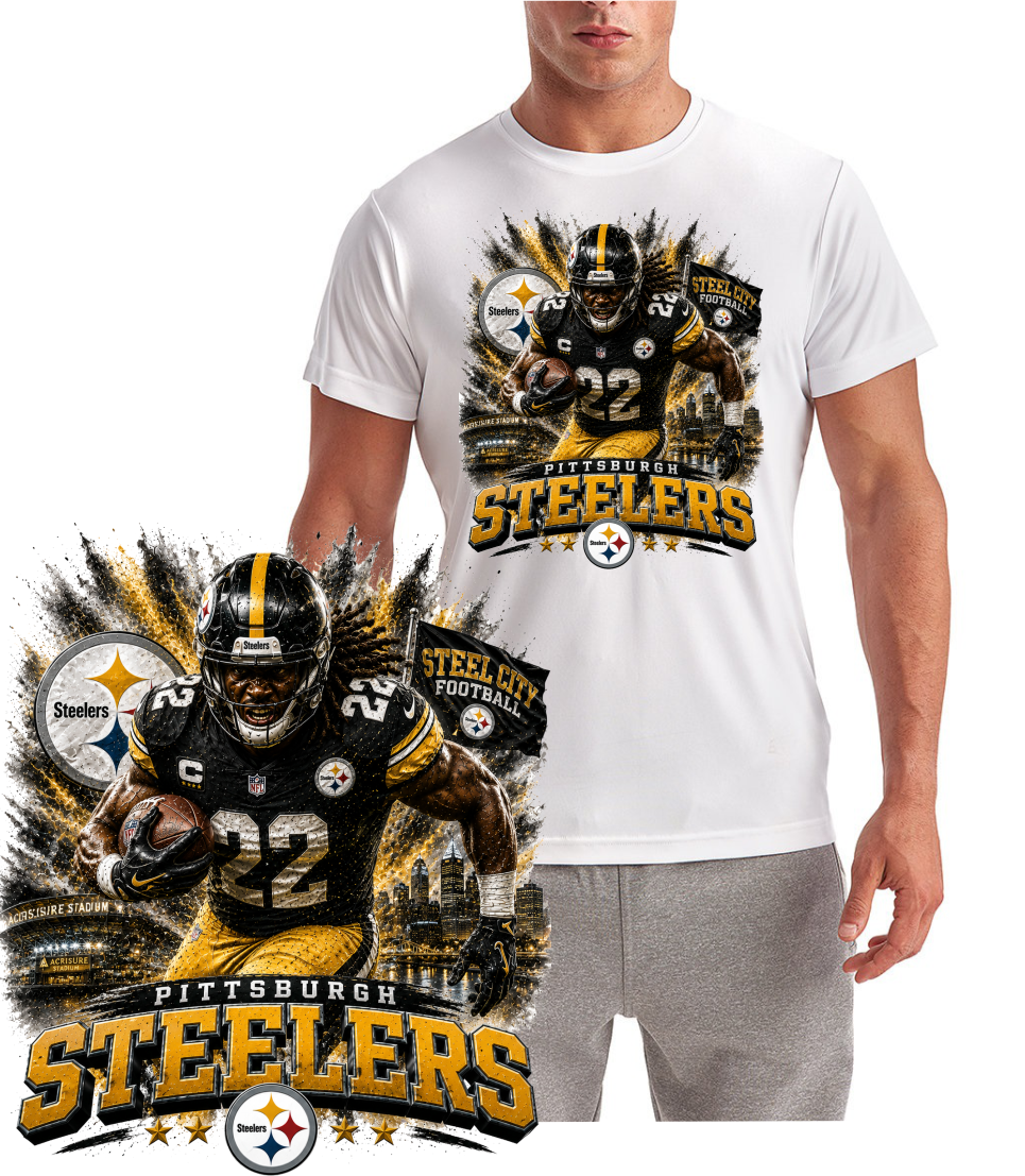 Pittsburgh Running Back Style Design Short Sleeve T-Shirt