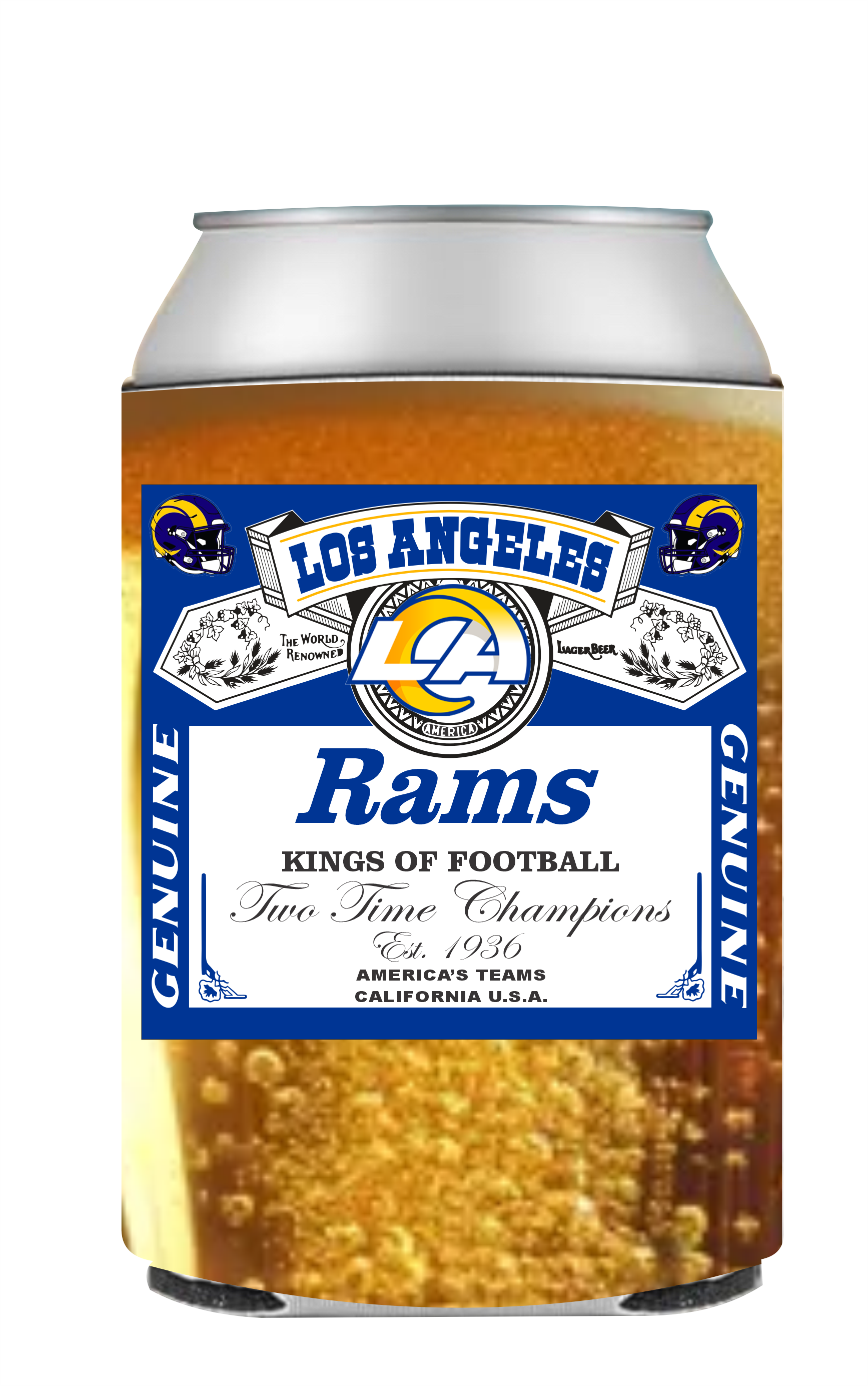 Los Angeles Koozie Ram Football Sports Fan Must Have