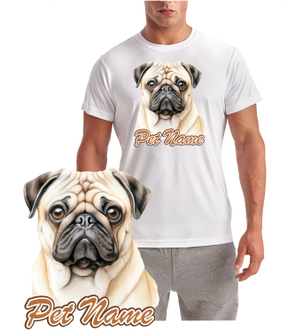 Pug Dog Breed Short Sleeve T-Shirt