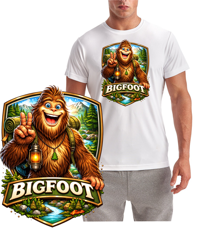Fun Bigfoot Short Sleeve T-Shirt