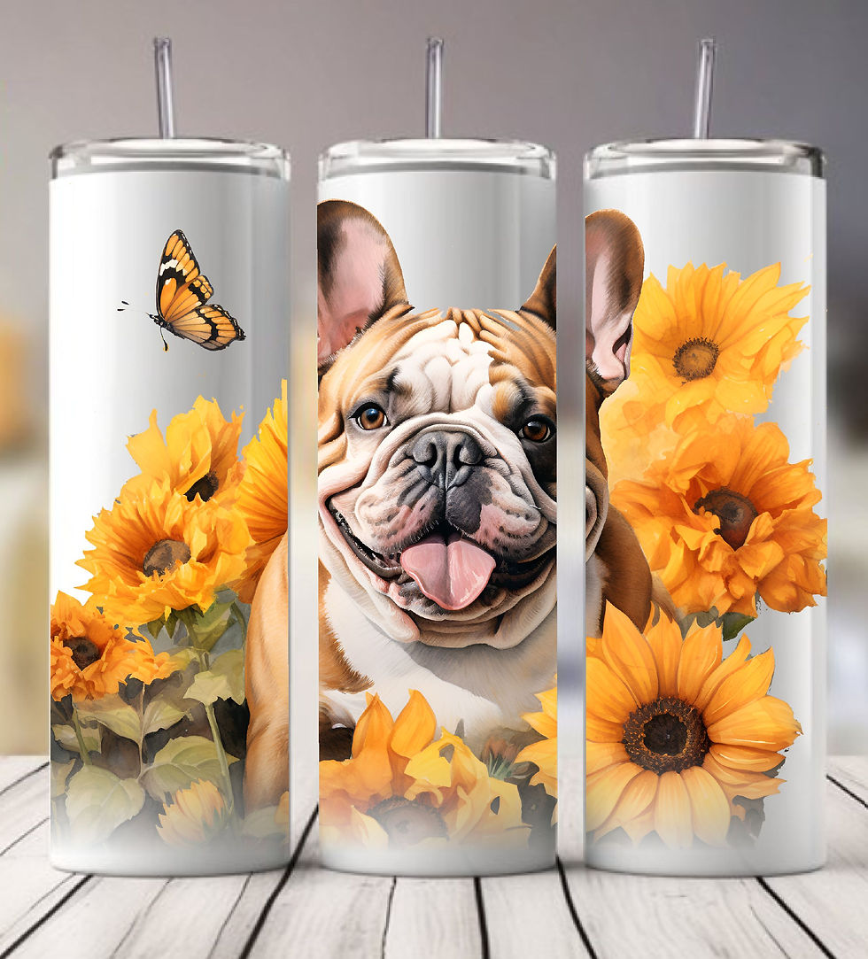 20oz. Bulldog Tumblers