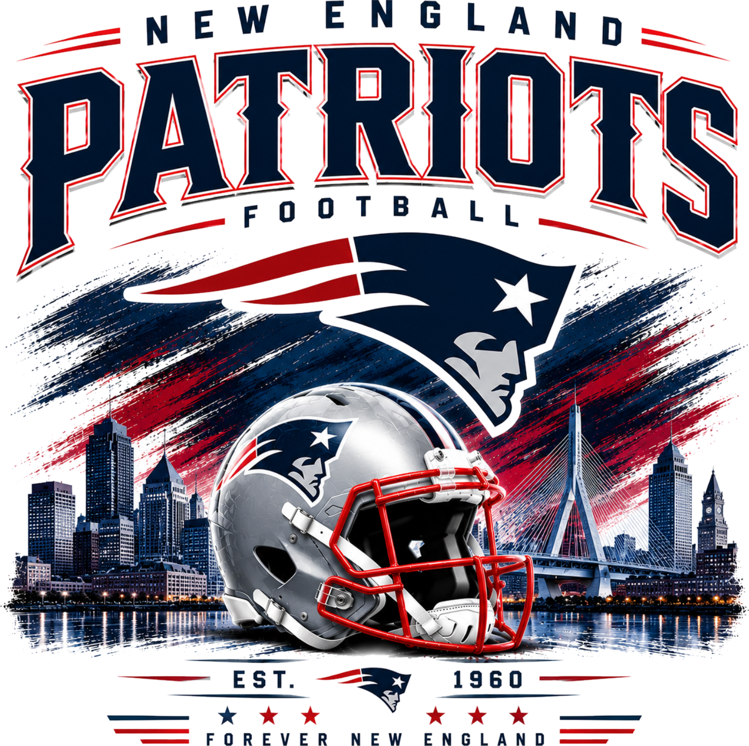 New England Classic Football Short Sleeve T-Shirt