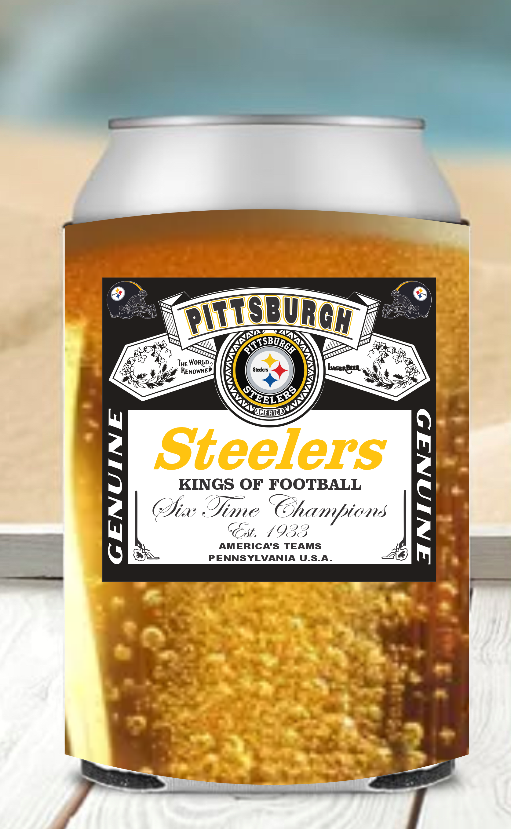 Pittsburgh Football Can Koozies Tailgate Must Have