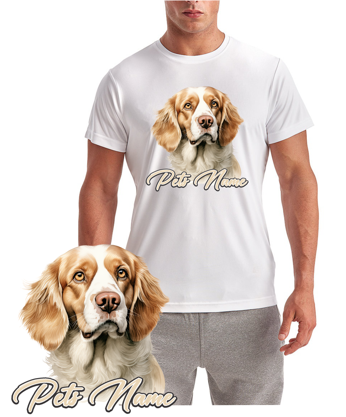 Clumber Spaniel Breed Short Sleeve T-Shirt