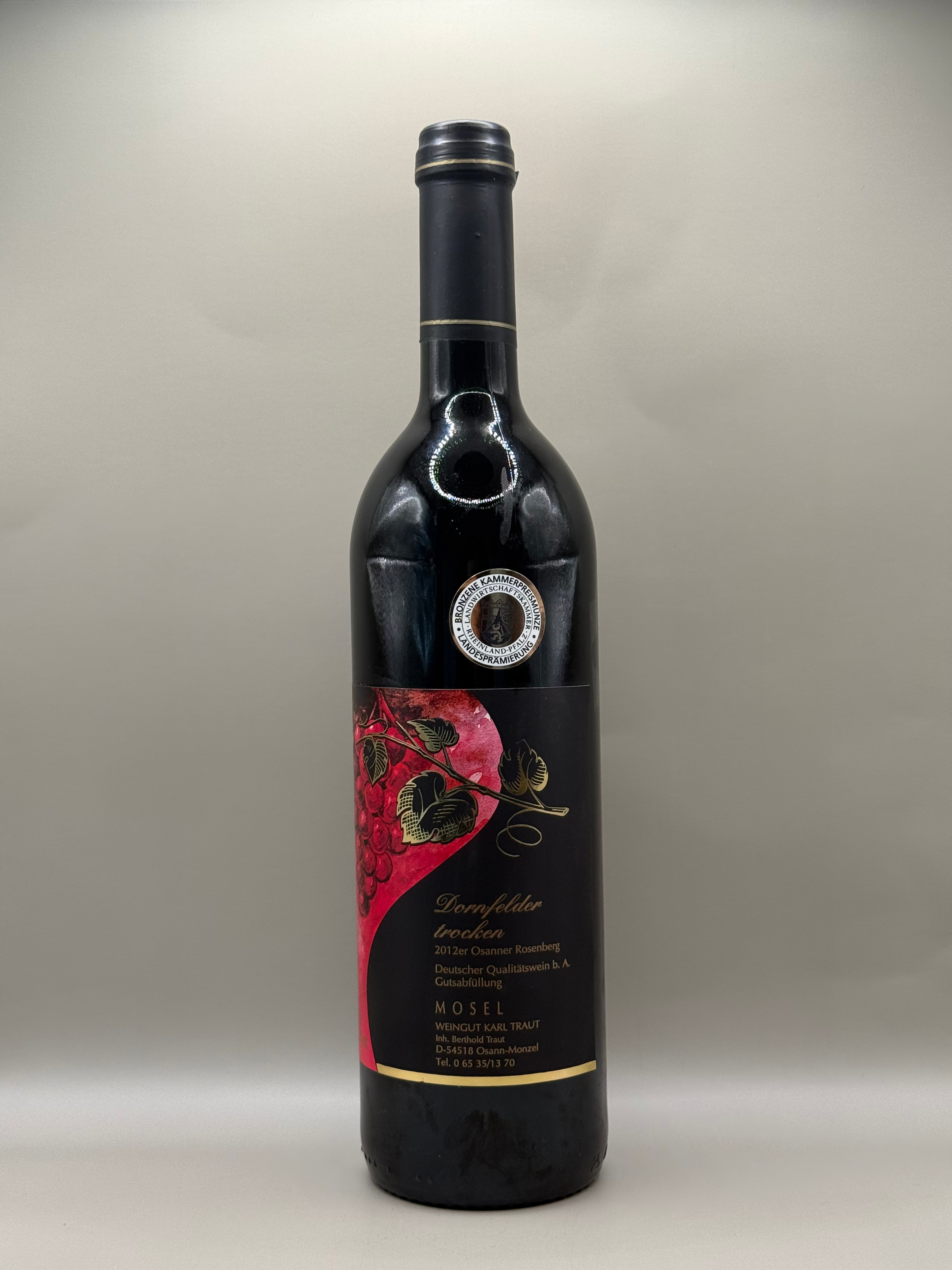 12er Dornfelder Qualitätswein trocken (0,75l)