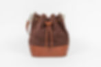 Du Matin Au Soir L Bag in Chocolate Suede
