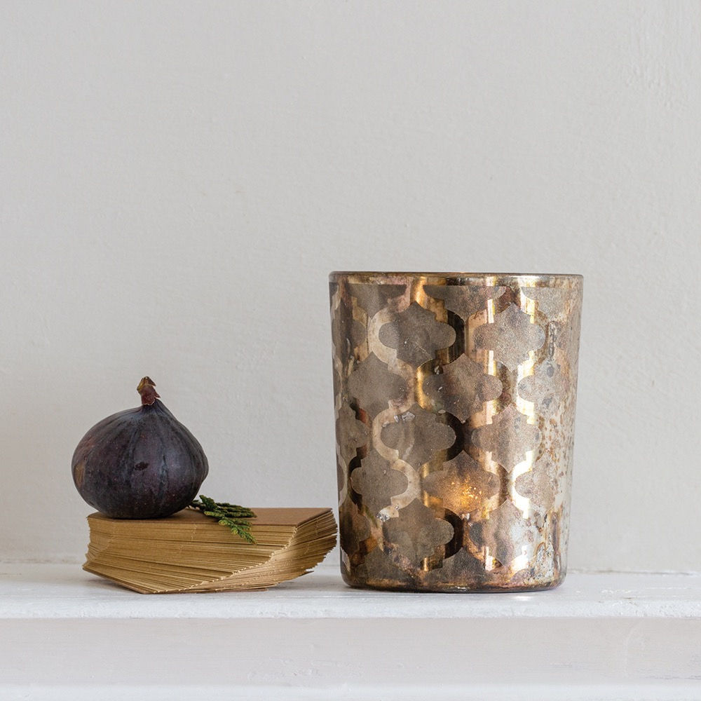 Moroccan Style Rustic Votive Holder - Large