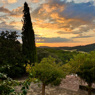 Courtyard at Masia Can Pou