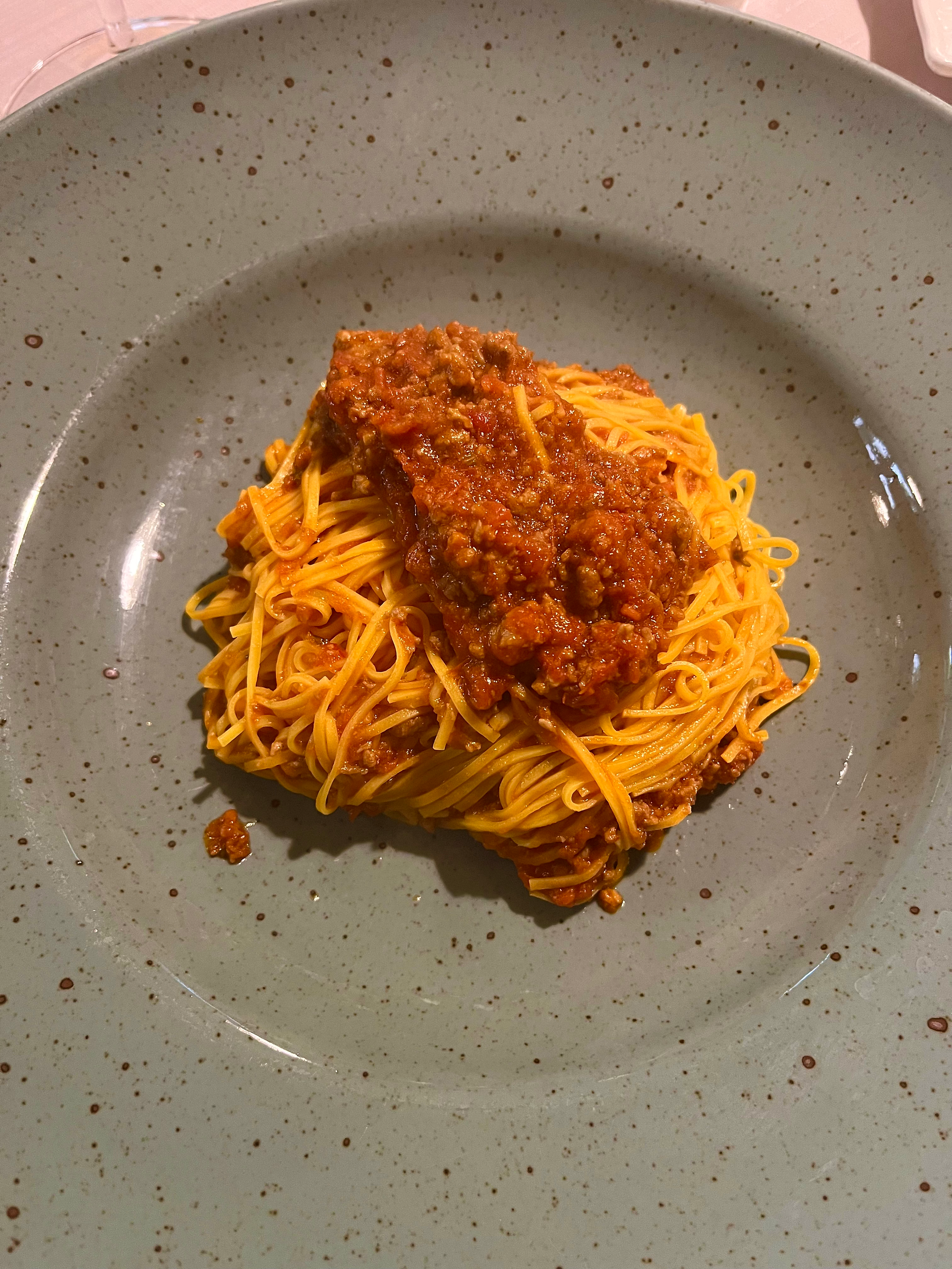 Ragu tajarin at Rabaya in Barbaresco