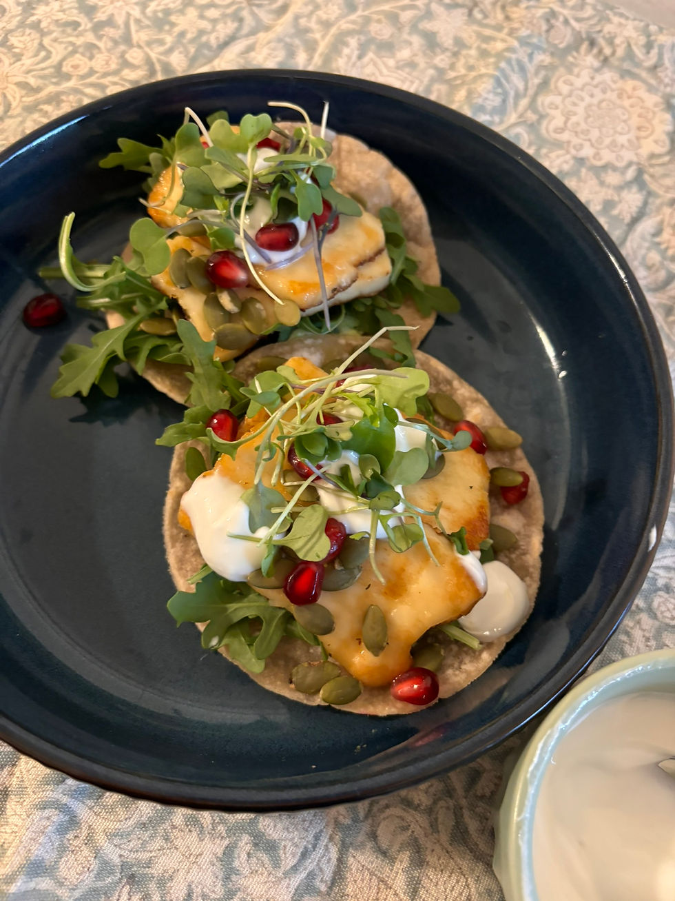 Hot Honey Halloumi Tacos